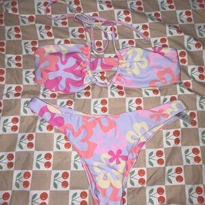 SHEIN Multicolor Floral Bikini Set